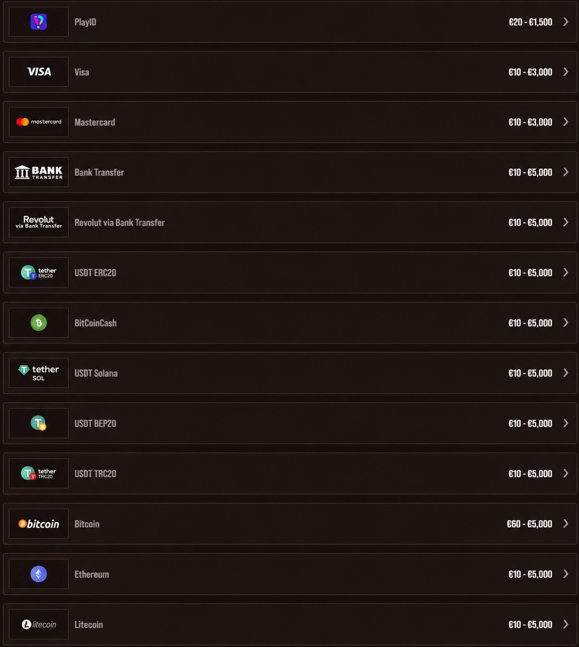 crazytower casino payments